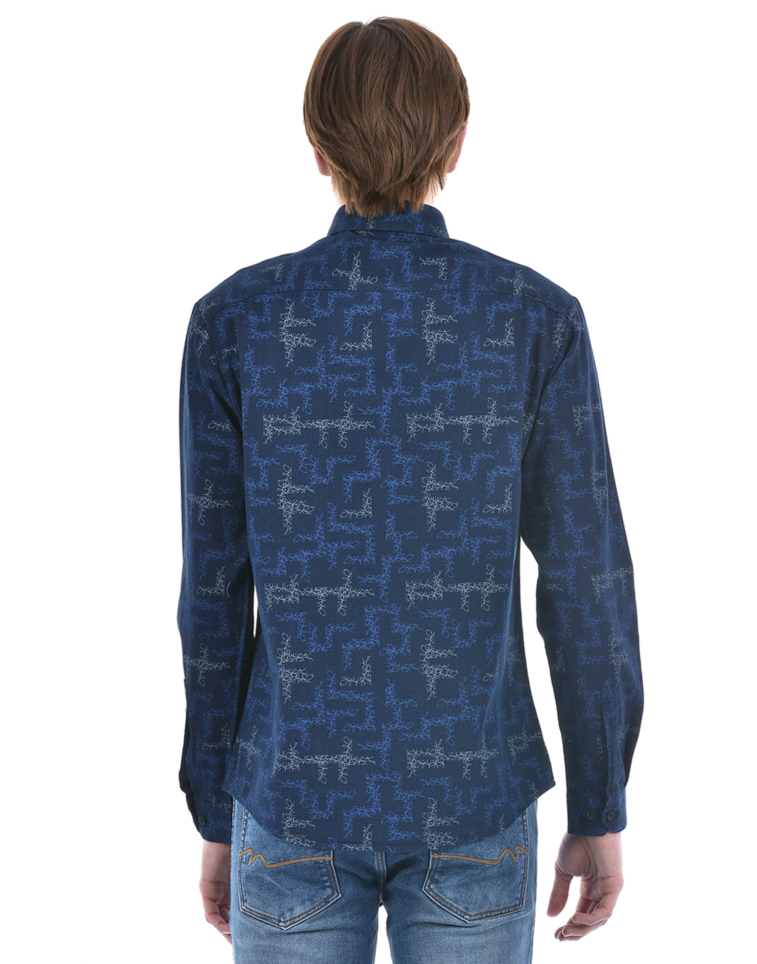 Numero Uno Men Graphic Print Navy Shirt